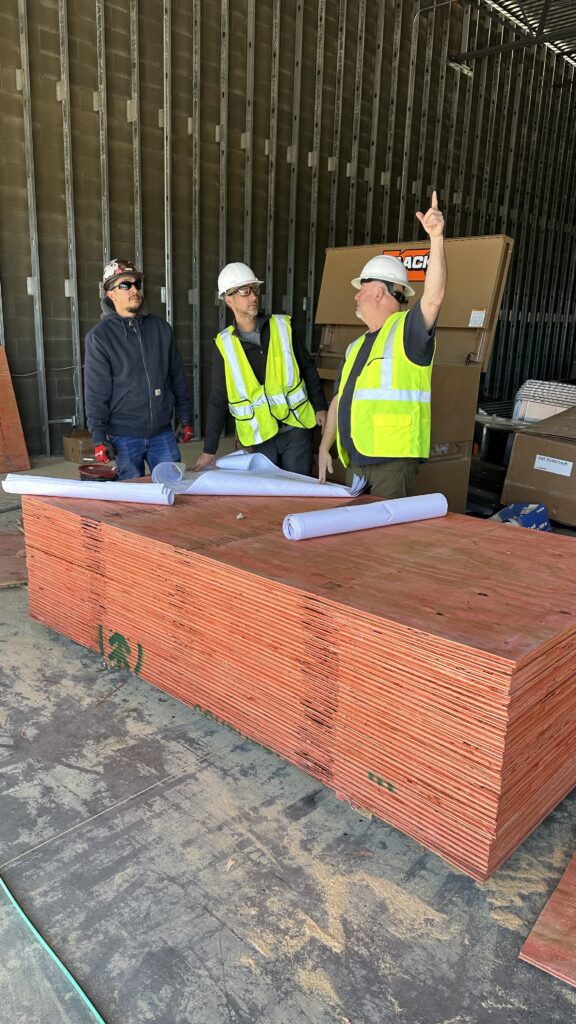 AAHAC Crew Reviewing Plans On Site