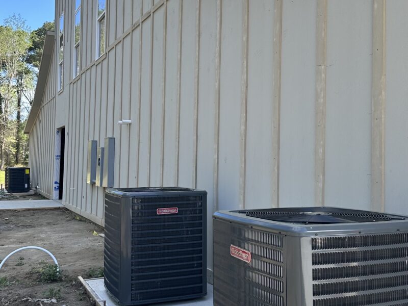 Residential condenser install by AAHAC