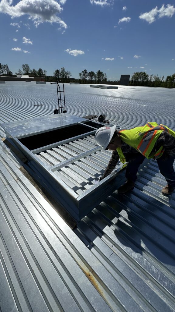 AAHAC Tech on Commercial Roof
