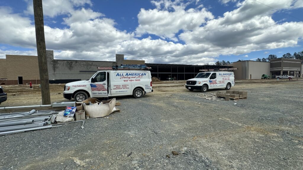 AAHAC Vans at Commercial Jobsite